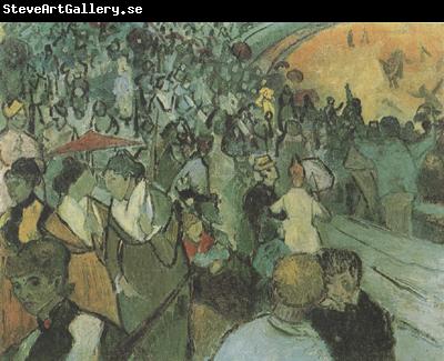 Vincent Van Gogh Spectators in the Arena at Arles (nn04)